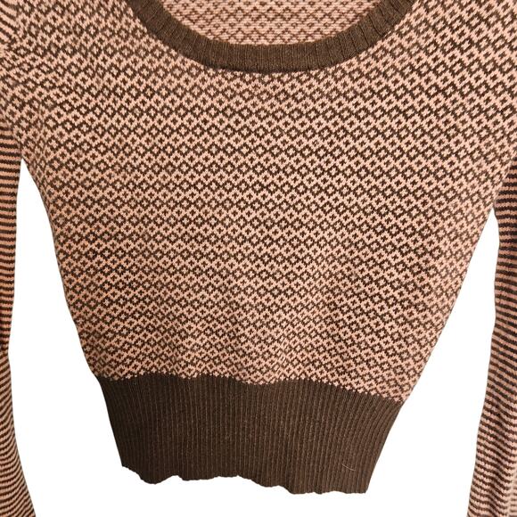 VTG Y2K Abercrombie & Fitch Womens Cashmere Crop Sweater Wool Angora Size XS - Picture 3 of 8